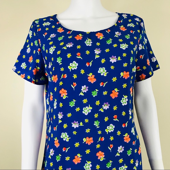 David Alexander Dolman Floral Dress Spring Summer - Picture 3 of 8